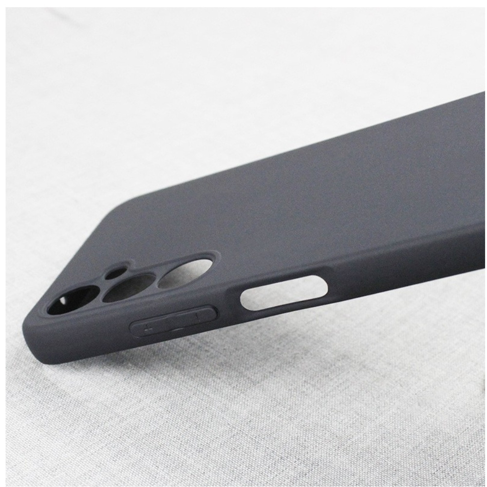 Samsung S10 Matte Silicone Case - Black thumbnail