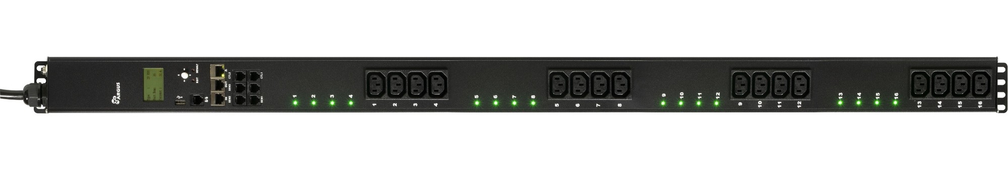 Inter-Tech SA-1632WN power distribution unit (PDU) 16 AC outlet(s) Black