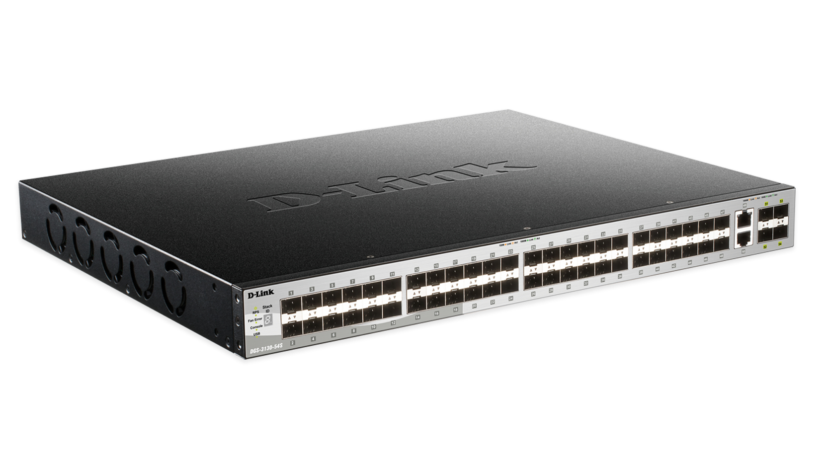 Image of D-Link DGS-3130-54S network switch Managed L3 Black, Grey