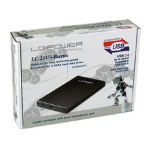 LC-Power LC-25U3-Becrux Zwart 2.5"