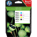 HP 3HZ52AE/953XL Ink cartridge multi pack Bk,C,M,Y high-capacity 42,5ml + 3x18,5ml Pack=4 for HP OfficeJet Pro 7700/8210/8710