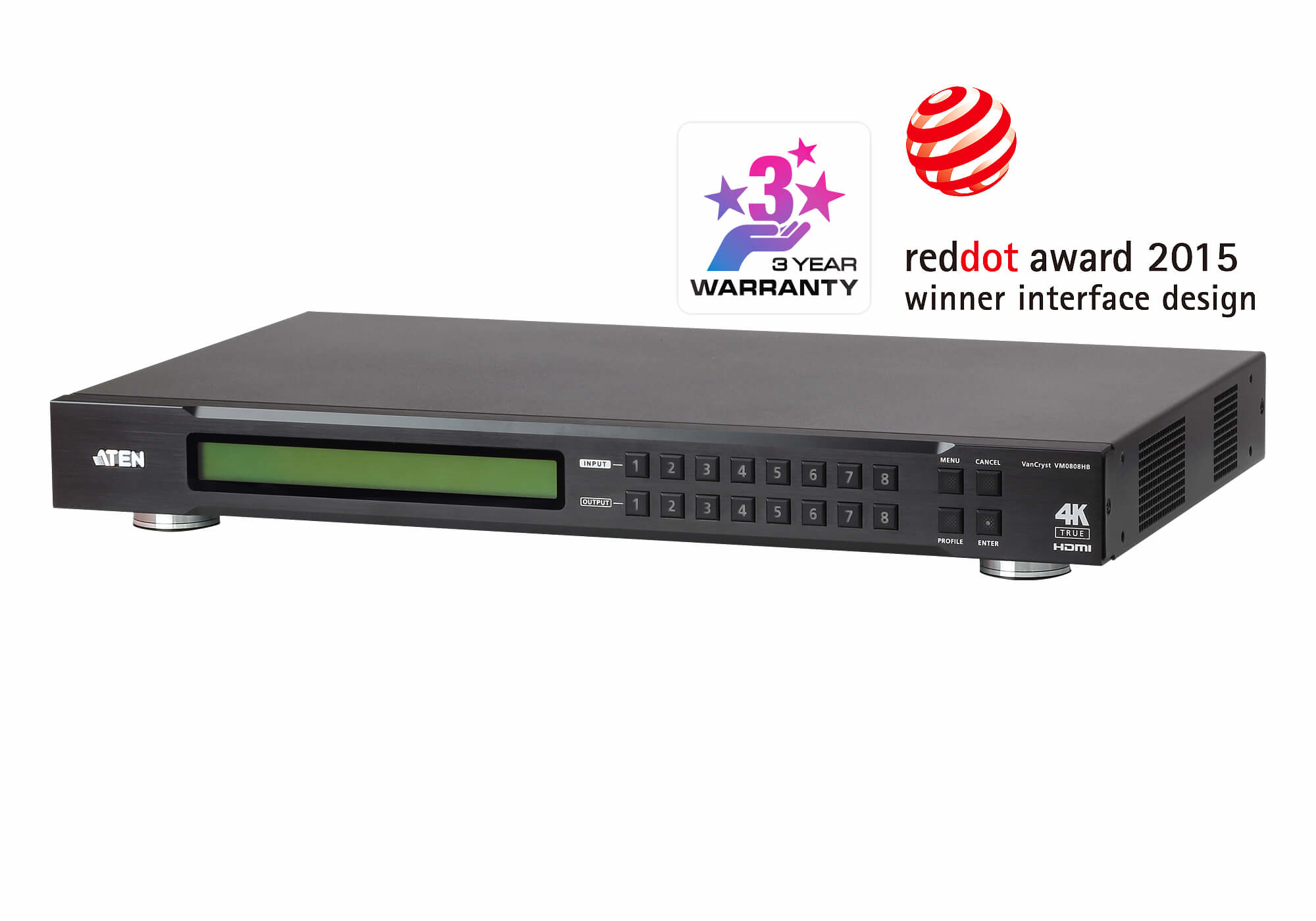 Aten Vm0808hb Video Switch Hdmi