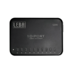 Leba NoteCharge 10 Ports, USB-C, 12W per port (UK plug)