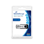 MediaRange MR913 USB flash drive 128 GB USB Type-A 2.0 Black, Silver