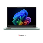 Lenovo IdeaPad Slim 5 14AGP11 Copilot+ PC AMD Ryzen™ AI 7 445 Laptop 35.6 cm (14") WUXGA 16 GB DDR5-SDRAM 512 GB SSD Wi-Fi 7 (802.11be) Windows 11 Home English Green, Grey