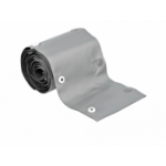 DeLOCK Cable protection sleeve with snap button fastener heat-resistant 2 m x 20 mm grey / black