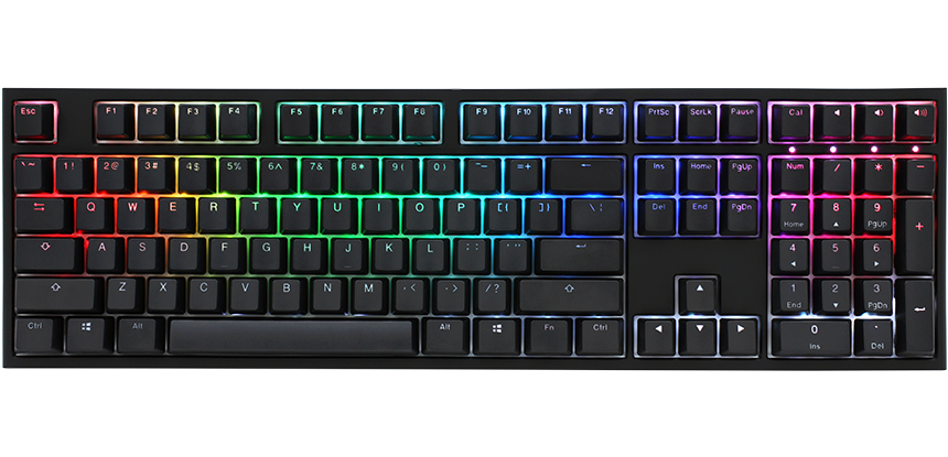 Image of Ducky ONE 2 RGB keyboard USB German Black