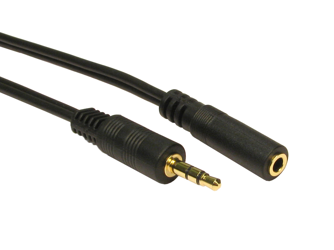 Cables Direct Black 3.5Mm 15M Audio Cable