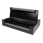 LogiLink Consolidation point box for 8 or 12 keystone modules, metal, black