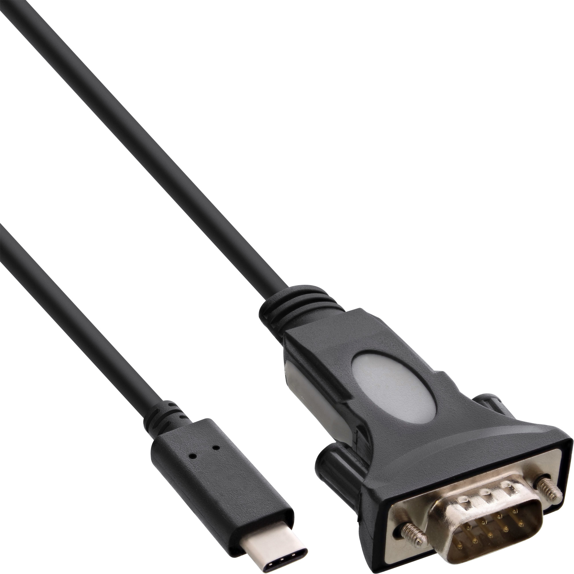 33308L INLINE INC USB zu Seriell Adapterkabel - USB-C an 9pol Sub D Stecker - 1,8m