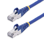 StarTech.com 1m Blue CAT8 Ethernet Cable, Snagless RJ45, 25G/40G, 2000MHz, 100W PoE++, S/FTP, 26AWG Pure Bare Copper Wire, LSZH, Shielded Network Patch Cord w/Strain Reliefs, Fluke Channel Tested