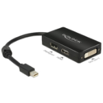 DeLOCK 0.16m DisplayPort/Displayport + HDMI + DVI Mini DisplayPort DisplayPort + DVI + HDMI Black