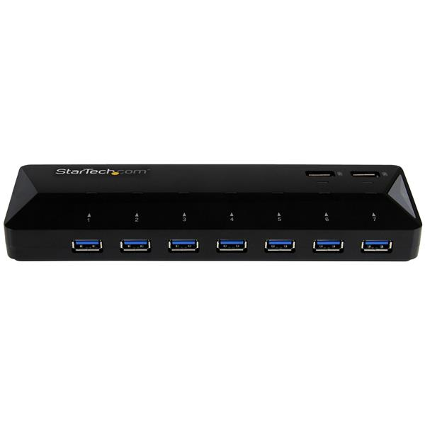 StarTech.com 7-Port USB 3.0 Hub plus Dedicated Charging Ports - 2 x 2.4A Ports