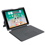 DEQSTER Smart Rugged Touch PLUS Keyboard for iPad 10.2" (7th/8th/9th Gen.), QWERTY Layout