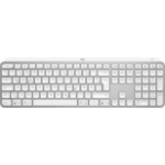 Logitech MX Keys S keyboard RF Wireless + Bluetooth QWERTZ German Aluminium, White