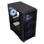 VIDA CYCLONE-BLK computer case Tower Black