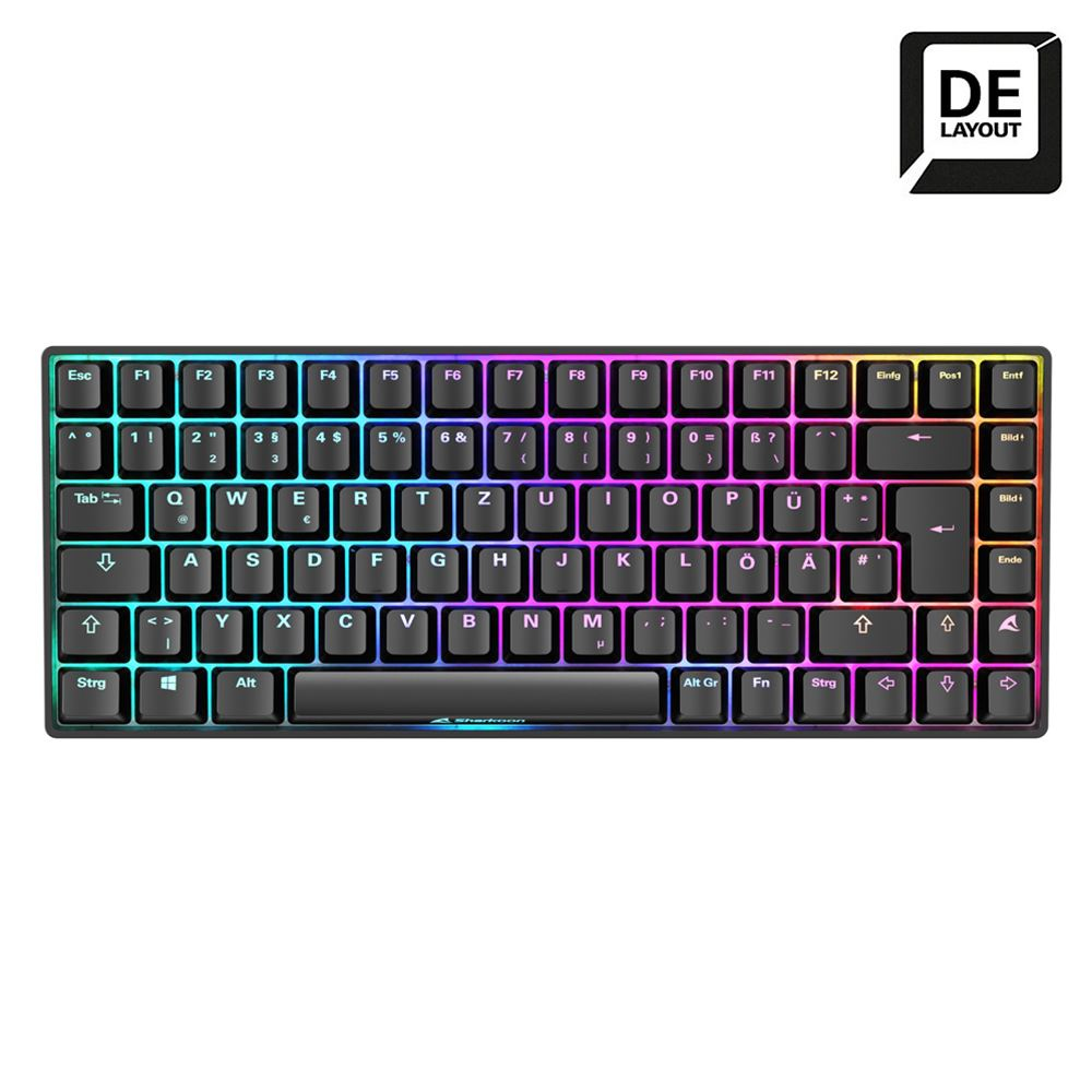 Sharkoon SKILLER SGK50 S3 keyboard Gaming USB QWERTZ German Black