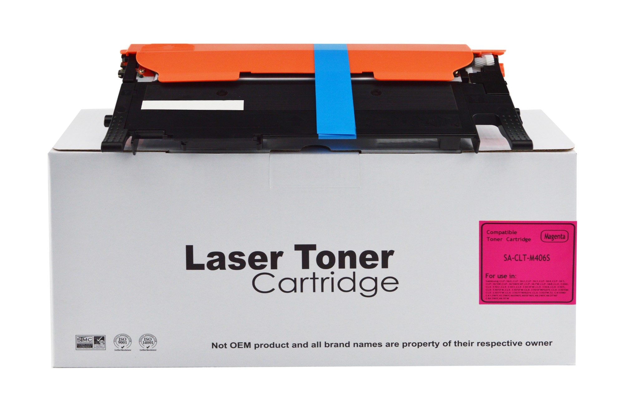 CTS Wholesale Reman Samsung CLP360 Magenta Toner CLT-M406S HP SU252A
