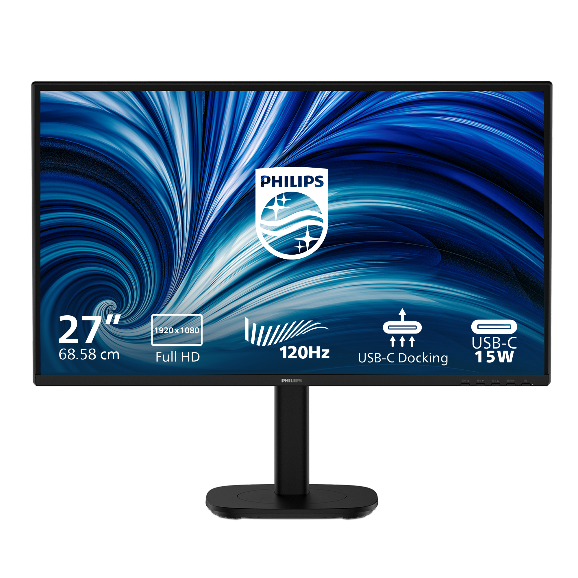 Philips 27IN 16:9 IPS 120HZ 1920X1080 H AS 150MM HDMI X 1X 1.4 DP X 1X