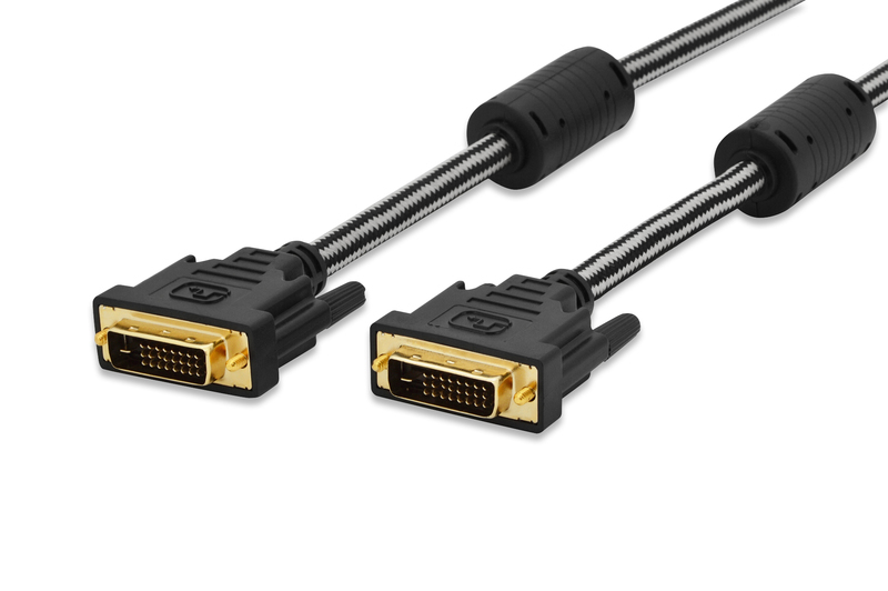 Image of Ednet 84520 DVI cable 2 m DVI-D Black