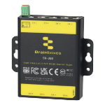 Brainboxes SW-008 network switch Unmanaged L2 Fast Ethernet (10/100) DIN rail Black, Green