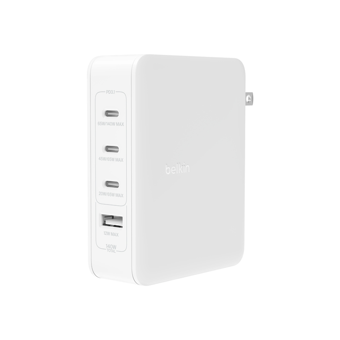 Photos - Charger Belkin BoostCharge Pro Universal White AC Indoor WCH014BTWH 