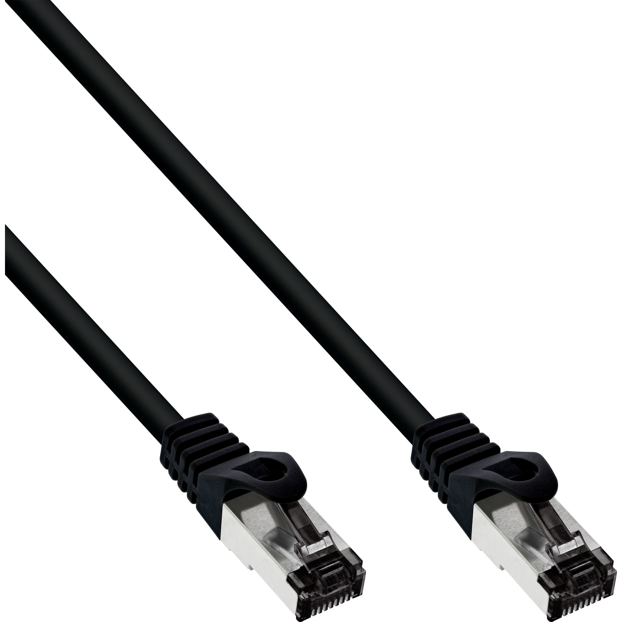 EU Product - - Patchkabel, S/FTP (PiMf), Cat.8.1, 2000MHz, halogenfrei, Kupfer, schwarz, 3m thumbnail