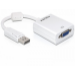 DeLOCK 61766 video cable adapter 0.125 m VGA (D-Sub) DisplayPort White