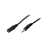 LogiLink 3.5mm - 3.5mm, 3m audio cable Black