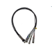 HPE 100GbE QSFP28 to 4x25GbE SFP28 1m Direct Attach Copper Cable InfiniBand och fiberoptisk kabel 4x SFP28 Svart