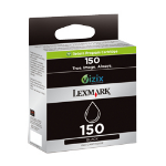 Lexmark 14N1607E/150 Ink cartridge black return program, 200 pages ISO/IEC 24711 for Lexmark Pro 715/S 315
