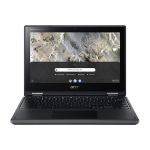 Acer Chromebook NX.HBRAA.003 notebook 11.6" Touchscreen HD AMD A6 4 GB DDR4-SDRAM 32 GB Flash Wi-Fi 5 (802.11ac) Chrome OS Black