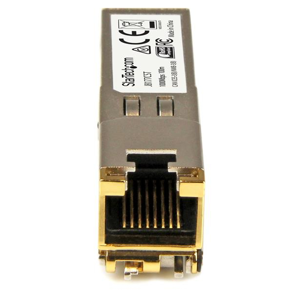 StarTech.com HPE J8177C Compatible SFP Module - 1000BASE-T - SFP to RJ45 Cat6/Cat5e - 1GE Gigabit Ethernet SFP - RJ-45 100m - HPE 1810, 1820, 2530