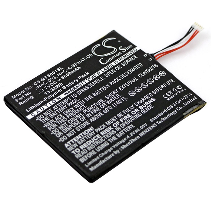 CS-NTS001SL NONAME Battery for Battery for Nintendo Switch HAC-003 et. al, 3.7V, 3600mAh