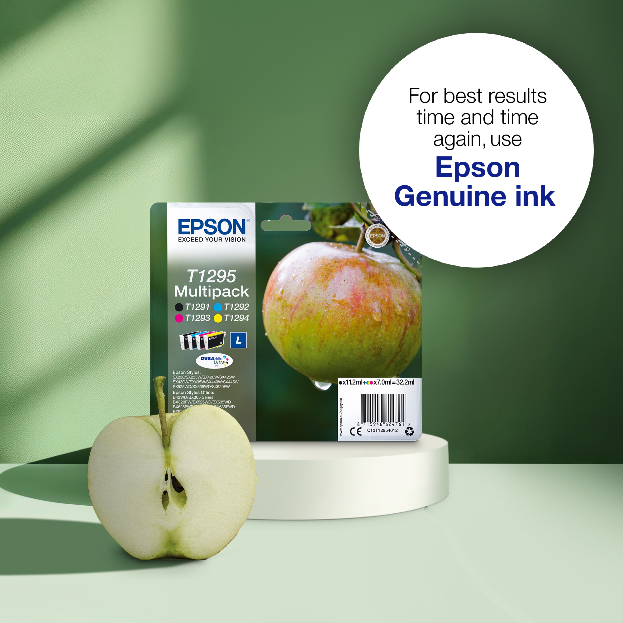 Epson T1294 Apple DURABrite Ultra Ink Cartridge Yellow C13T12944012