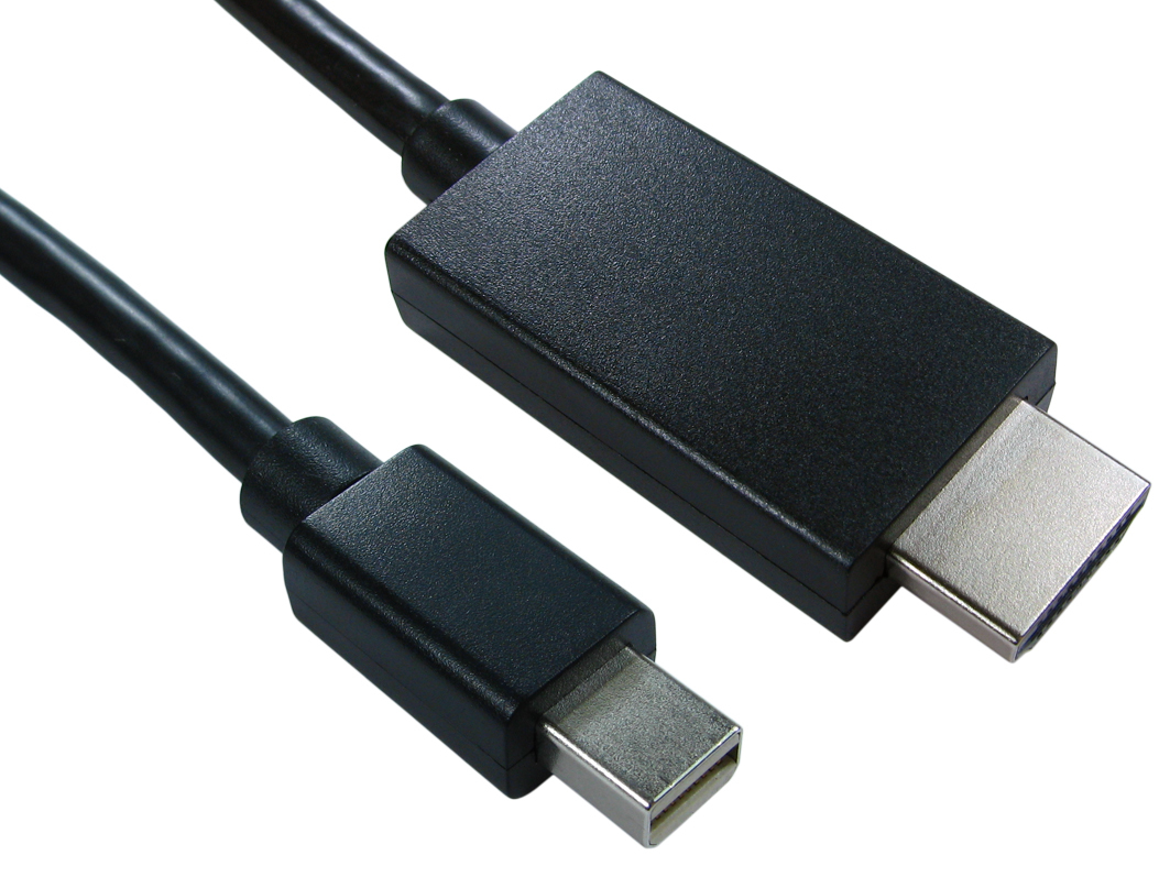 Cables Direct Mini DisplayPort - HDMI, 1m Black