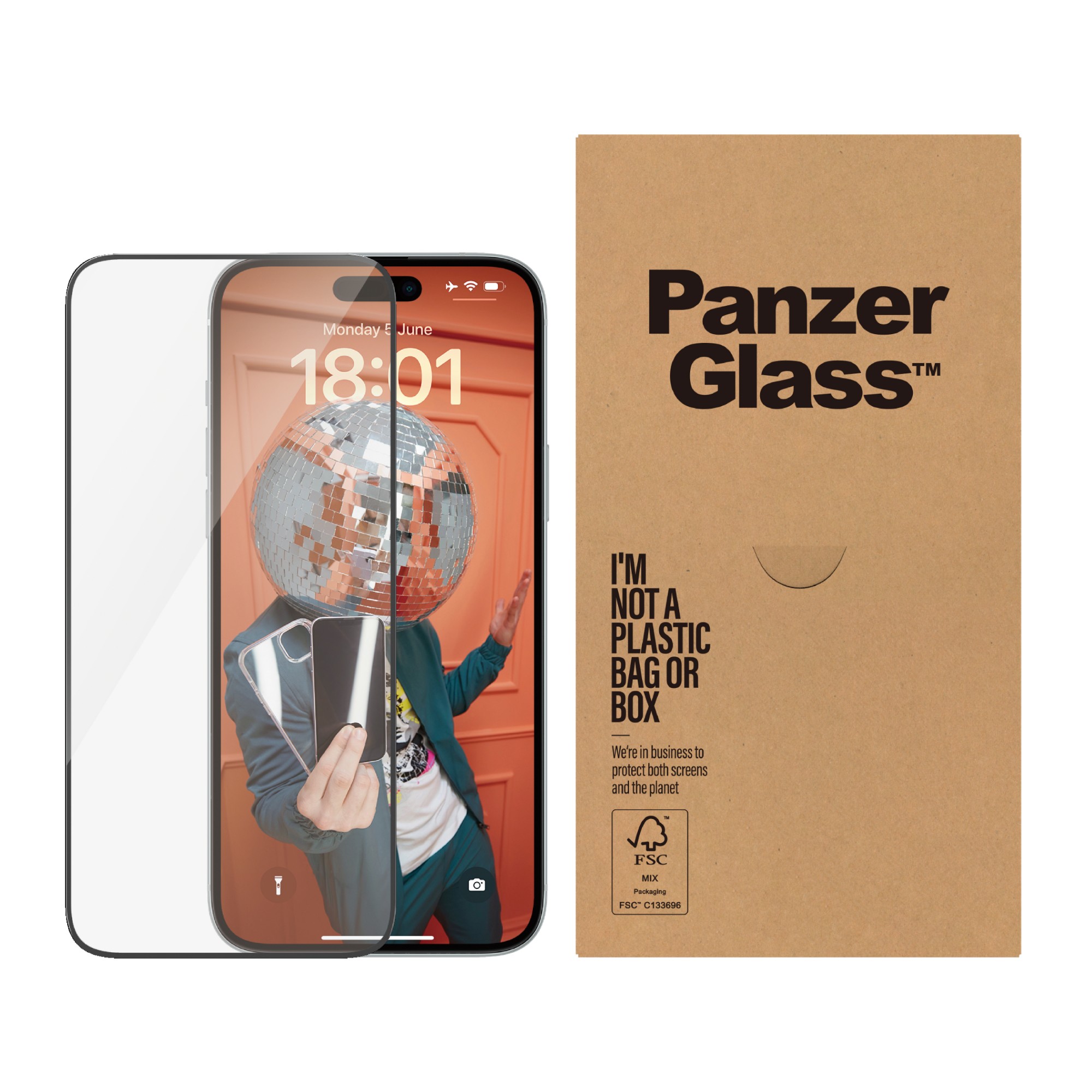 BULK2811 PANZERGLASS Apple iPhone 15 Plus UWF wA