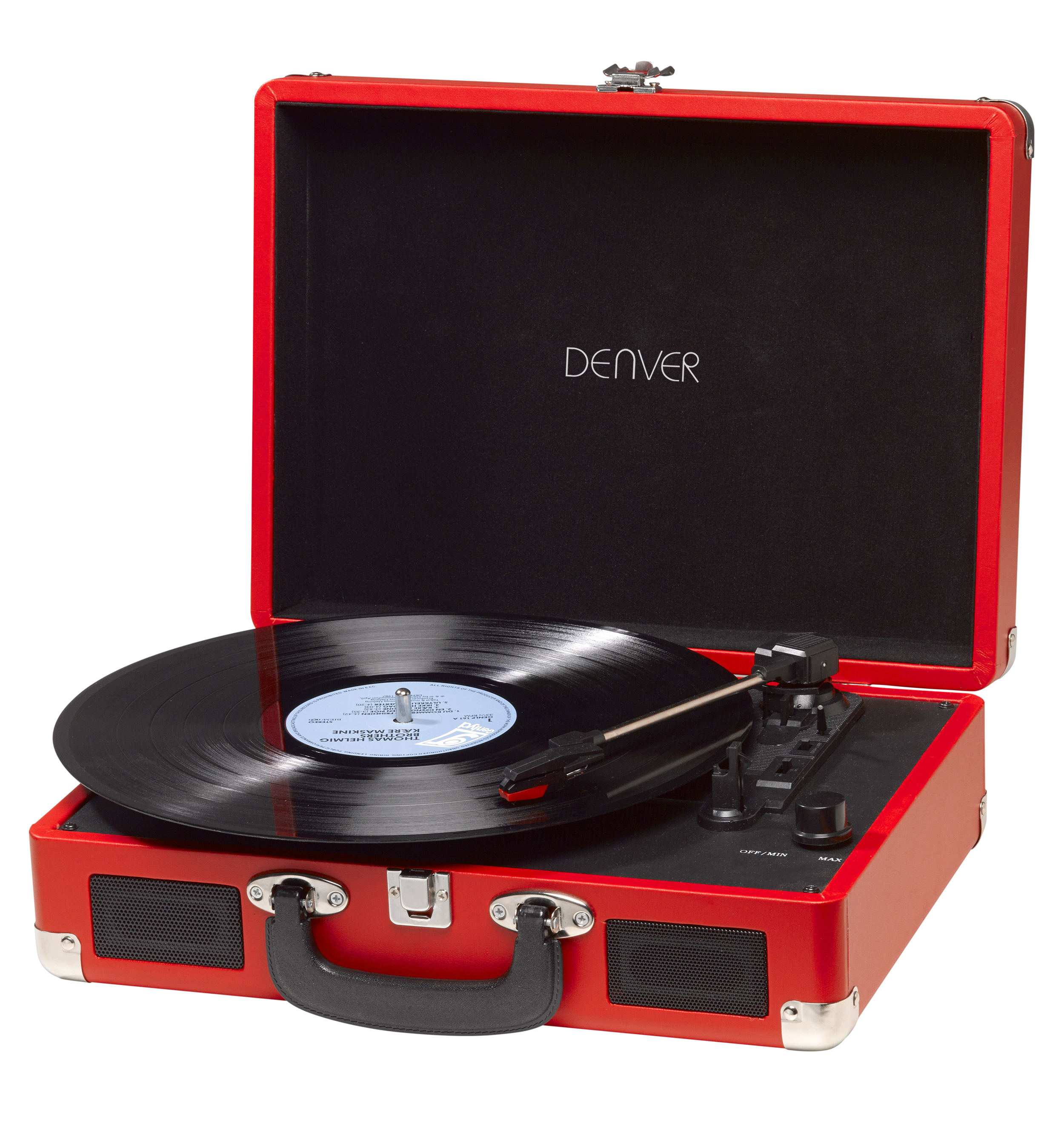 Image of Inter Sales VPL-120 - Plattenspieler - Rot - Record Player - Stereo