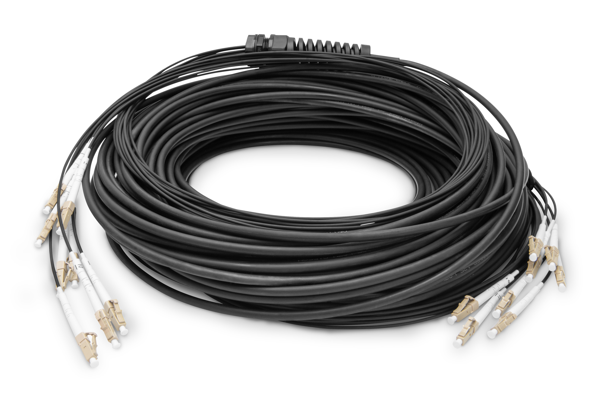 Digitus Pre-assembled Fiberglass Universal Breakout Cable, Multi Mode OM4, 8 Fibers, LC/UPC - LC/UPC