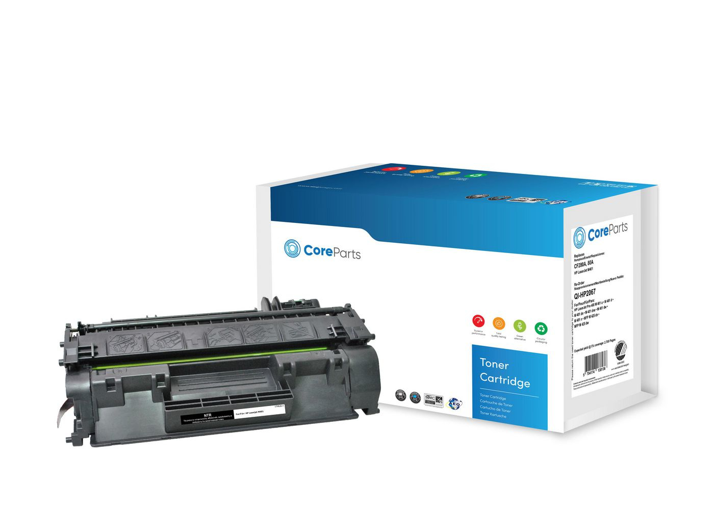 Image of CoreParts Toner Black CF280A
