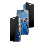 PanzerGlass ® Privacy Screen Protector iPhone 17 | iPhone 16 Pro | Ultra-Wide Fit w. FASTFIT IN-A-BOX