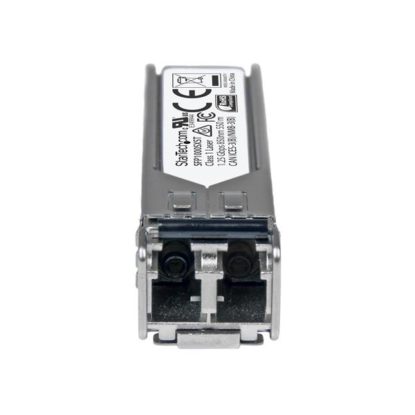 StarTech.com MSA Uncoded SFP Module - 1000BASE-SX - 1GbE Multi Mode Fiber (MMF) Optic Transceiver - 1GE Gigabit Ethernet SFP - LC 550m - 850nm - DDM