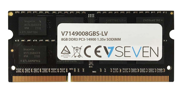 Image of V7 8GB DDR3 PC3-14900 - 1866mhz SO DIMM Notebook Memory Module -...