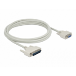 DeLOCK Serial Cable D-Sub 25 male to D-Sub 9 female 3 m