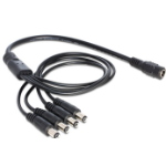 DeLOCK 83287 electriciteitssnoer Zwart 0,5 m