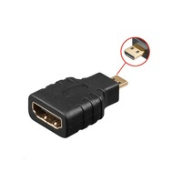 Image of Microconnect HDM19F19MM cable gender changer Micro HDMI HDMI Black