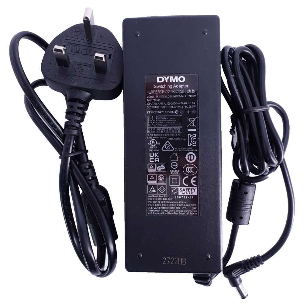 Dymo Labelwriter 450 and 550 UK Adaptor 36008J