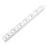 LogiLink LPS231 power extension 1.5 m 6 AC outlet(s) Indoor White