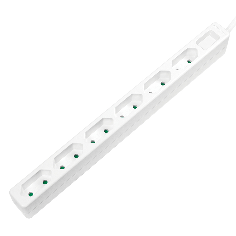 Image of LogiLink LPS231 power extension 1.5 m 6 AC outlet(s) Indoor White