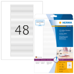 HERMA Labels for CD box A4 114.3x5.5 mm white paper matt 200 pcs.